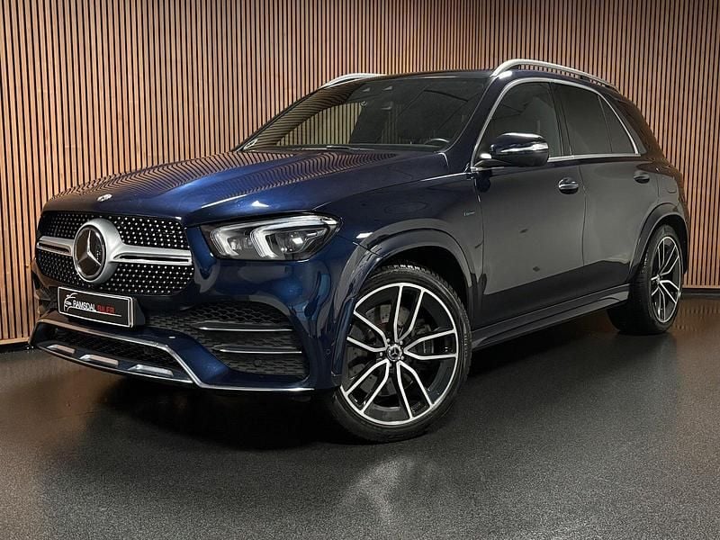 Blåmetal Brugt 2021 Mercedes GLE350 AMG line SUV | 699.995 kr. (God pris) - Billede 1/4