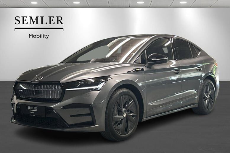 Gråmetal Brugt 2024 Skoda Enyaq iV RS SUV | 419.900 kr. (Fair pris) - Billede 1/4