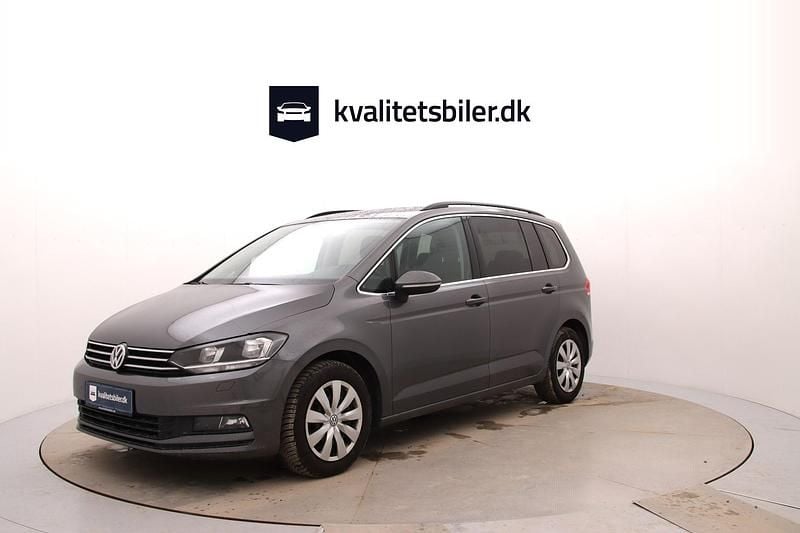 Gråmetal Brugt 2018 VW Touran Comfortline MPV | 199.900 kr. (God pris) - Billede 1/4