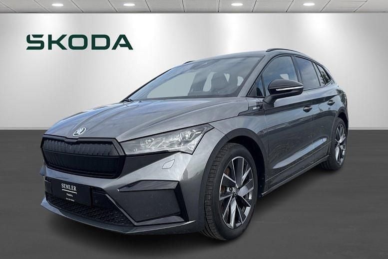 Gråmetal Brugt 2025 Skoda Enyaq iV SportLine SUV | 369.900 kr. (Fair pris) - Billede 1/4