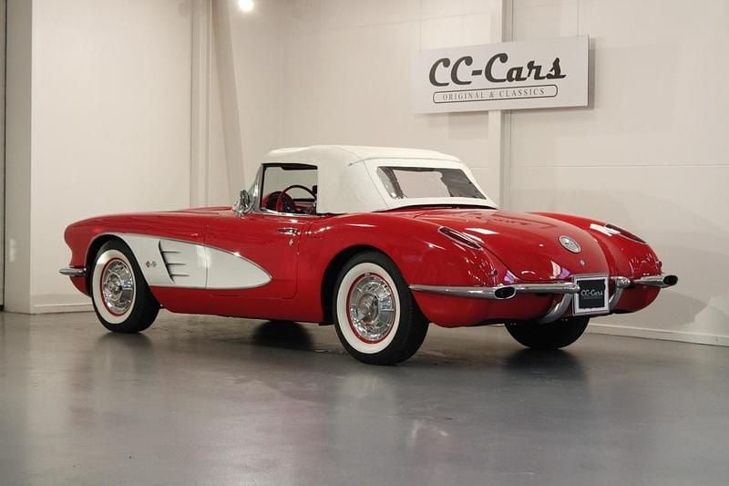 Brugt Chevrolet Corvette 1958 Rød Cabriolet