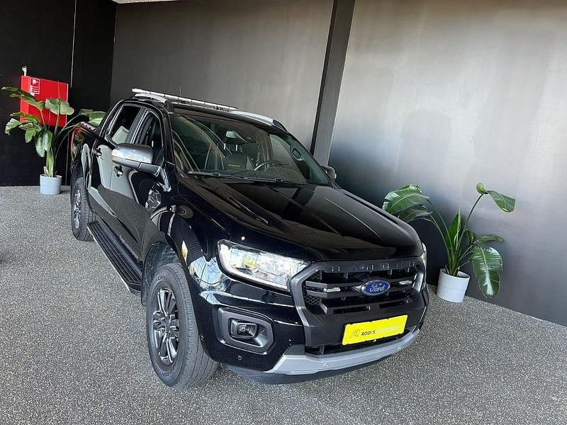 Sortmetal Brugt 2021 Ford Ranger Wildtrack Afhentning | 189.999 kr. - Billede 1/4