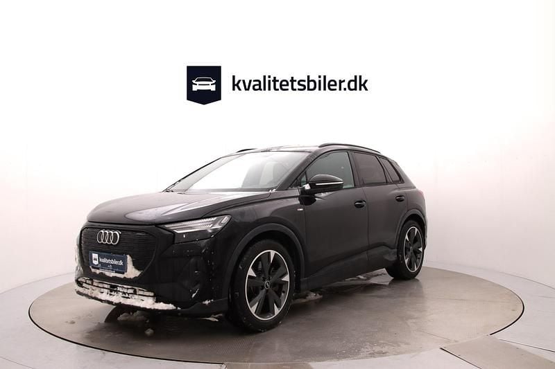 Brugt Audi Q4 e-tron S-Line 219 kW (299 HK) 2022 Sort SUV