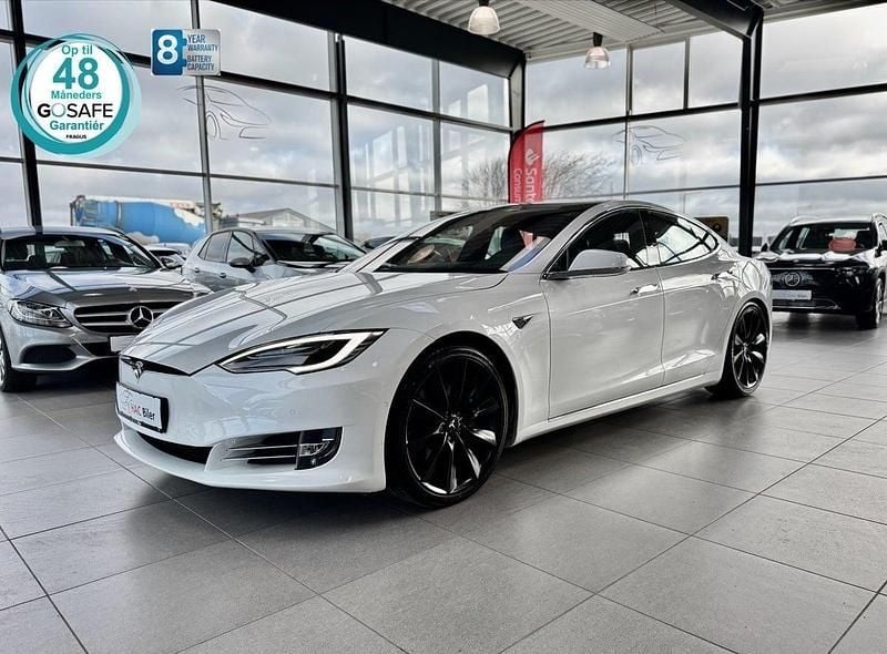 Hvidmetal Brugt 2020 Tesla Model S Long Range AWD Hatchback | 319.700 kr. - Billede 1/3