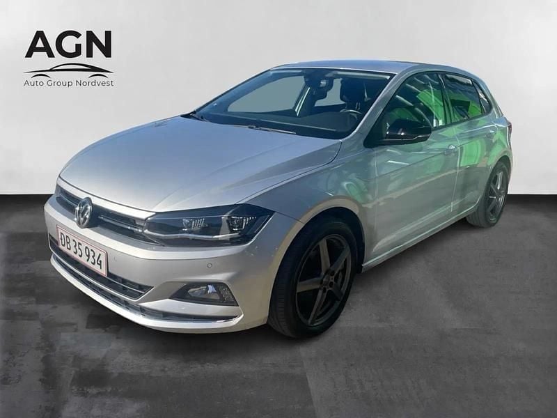 Sølvmetal Brugt 2019 VW Polo Highline | 169.900 kr. (Fair pris) - Billede 1/4