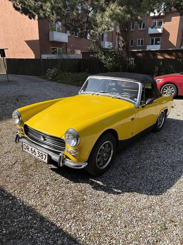 Brugt MG Midget 65 HK (47 kW) 1970 Gul Cabriolet