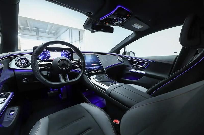 Brugt Mercedes EQE350 AMG line 214 kW (292 HK) 2025 Hvid Sedan