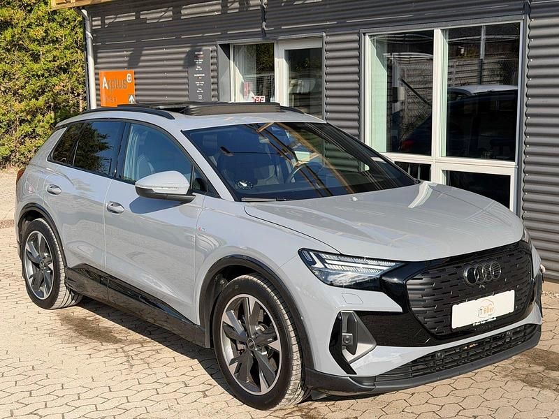 Grå Brugt 2024 Audi Q4 e-tron S-Line SUV | 399.900 kr. (Fair pris) - Billede 1/4