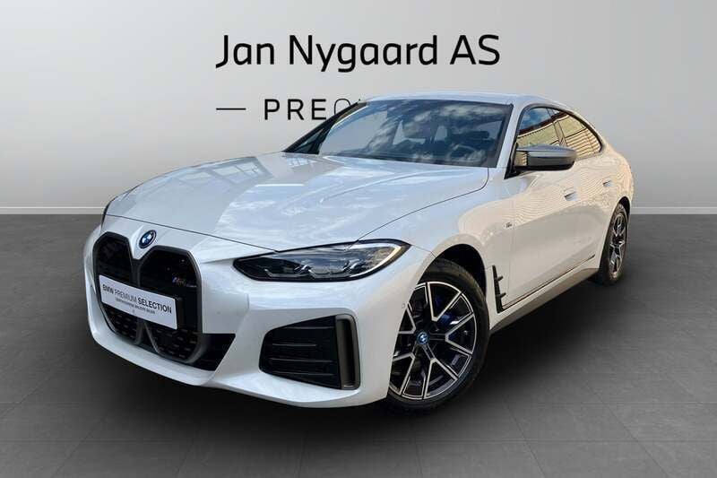 Hvidmetal Brugt 2023 BMW i4 Shadowline Sedan | 424.900 kr. (Fair pris) - Billede 1/4