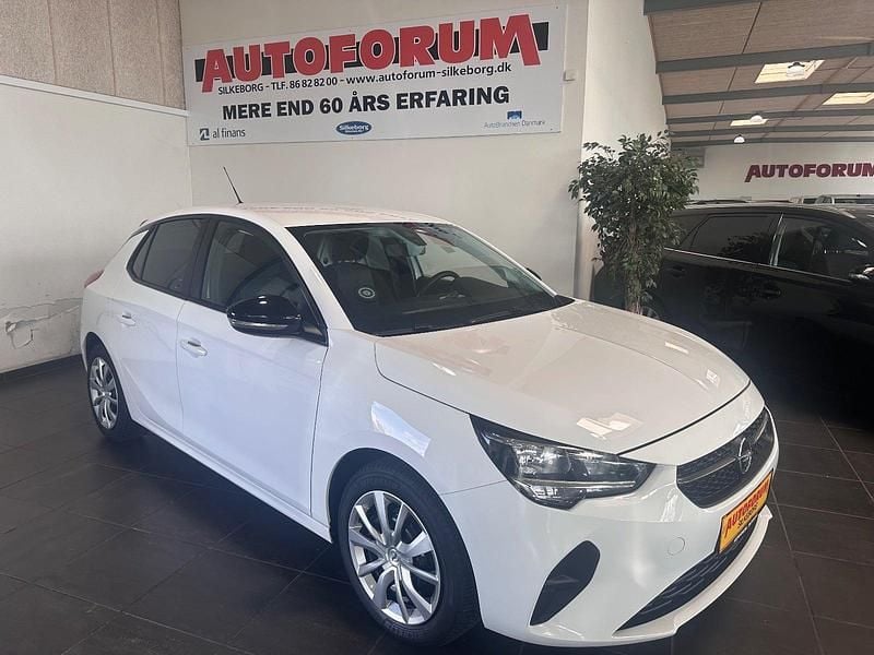 Hvid Brugt 2021 Opel Corsa Edition+ Hatchback | 84.900 kr. - Billede 1/4