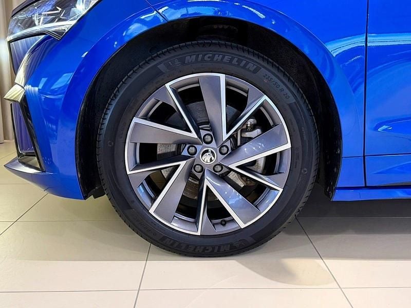Brugt Skoda Enyaq iV SportLine 150 kW (204 HK) 2021 Blåmetal SUV