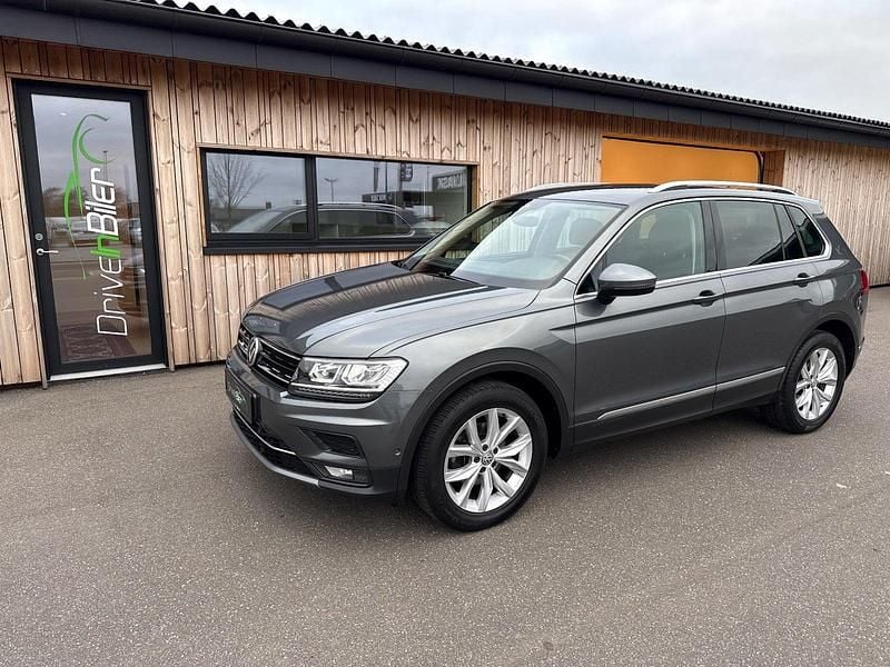 Gråmetal Brugt 2018 VW Tiguan Highline SUV | 229.900 kr. (Fair pris) - Billede 1/4