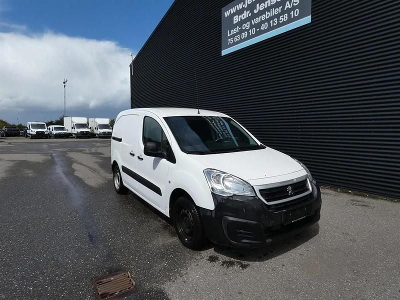 Hvid Brugt 2018 Peugeot Partner MPV | 45.000 kr. - Billede 1/4