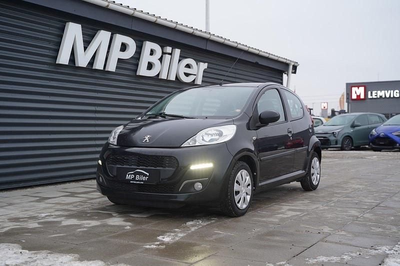 Brugt Peugeot 107 68 HK (50 kW) 2014 Sortmetal Hatchback