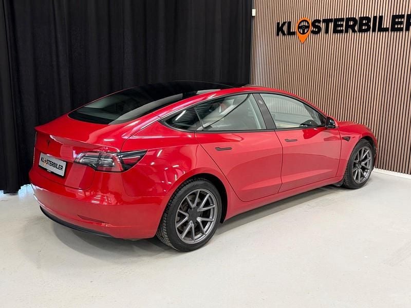Brugt Tesla Model 3 Long Range AWD 366 kW (498 HK) 2021 Rødmetal Sedan