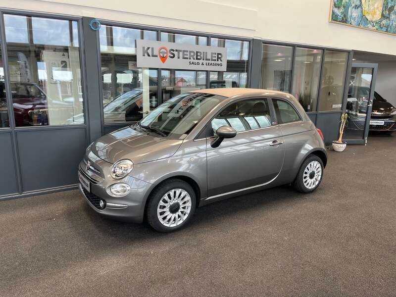 Gråmetal Brugt 2022 Fiat 500C Dolcevita Cabriolet | 139.700 kr. (Fair pris) - Billede 1/4