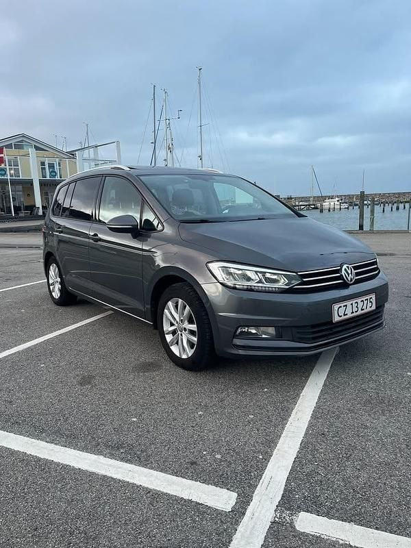 Grå Brugt 2016 VW Touran Comfortline MPV | 119.900 kr. (Fair pris) - Billede 1/4