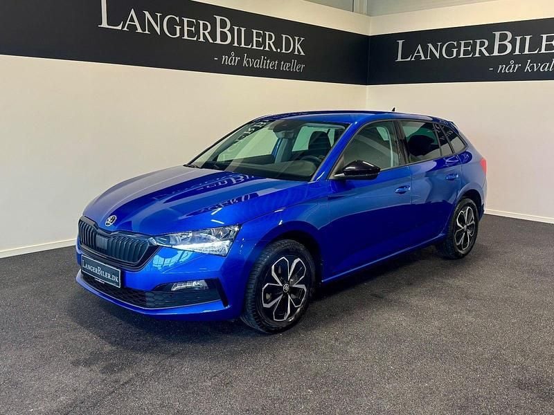 Mørkblåmetal Brugt 2024 Skoda Scala Hatchback | 239.500 kr. (Fair pris) - Billede 1/4