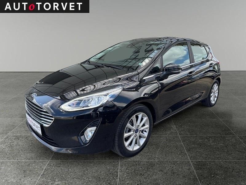 Sort Brugt 2020 Ford Fiesta Titanium Hatchback | 79.700 kr. (Fair pris) - Billede 1/4