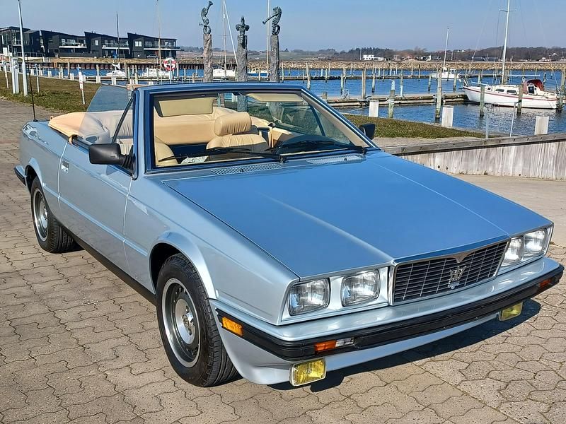 Sølv Brugt 1986 Maserati Biturbo | 300.000 kr. - Billede 1/4
