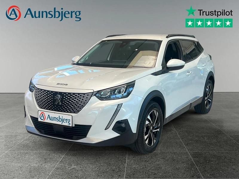 Perlemors hvid Brugt 2021 Peugeot e-2008 Allure SUV | 134.500 kr. (Fair pris) - Billede 1/4