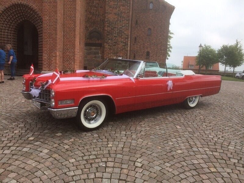 Rød Brugt 1966 Cadillac Deville Coupe | 275.000 kr. - Billede 1/4