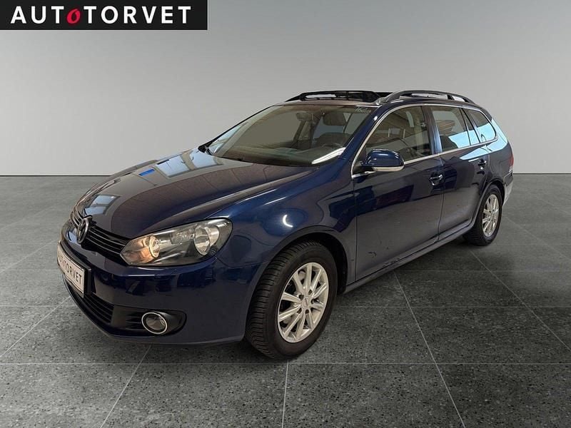 Blåmetal Brugt 2012 VW Golf VI Comfortline Stationcar | 59.700 kr. (Fair pris) - Billede 1/4