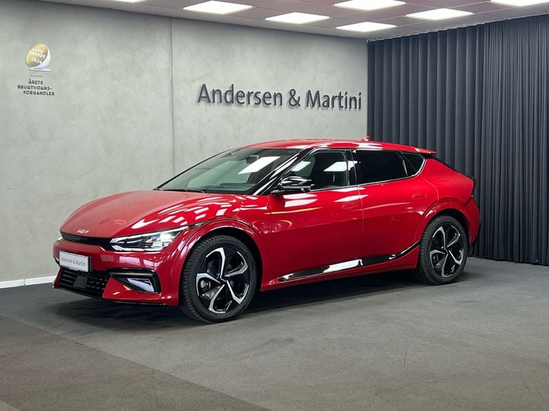 Brugt Kia EV6 GT-Line 239 kW (325 HK) 2022 Rød SUV