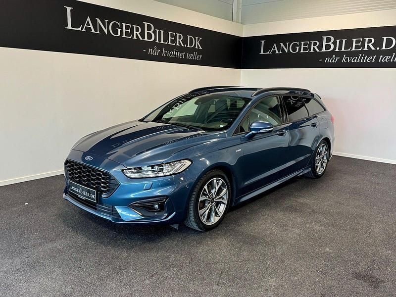 Blåmetal Brugt 2019 Ford Mondeo ST-Line Stationcar | 229.500 kr. (Lidt for dyr) - Billede 1/4