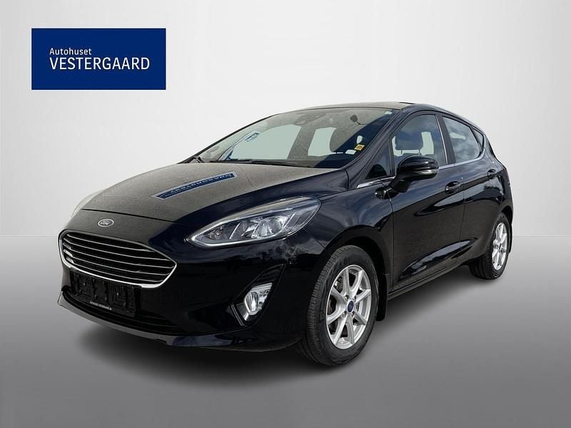 Sort Brugt 2021 Ford Fiesta Titanium Hatchback | 144.990 kr. (Fair pris) - Billede 1/4