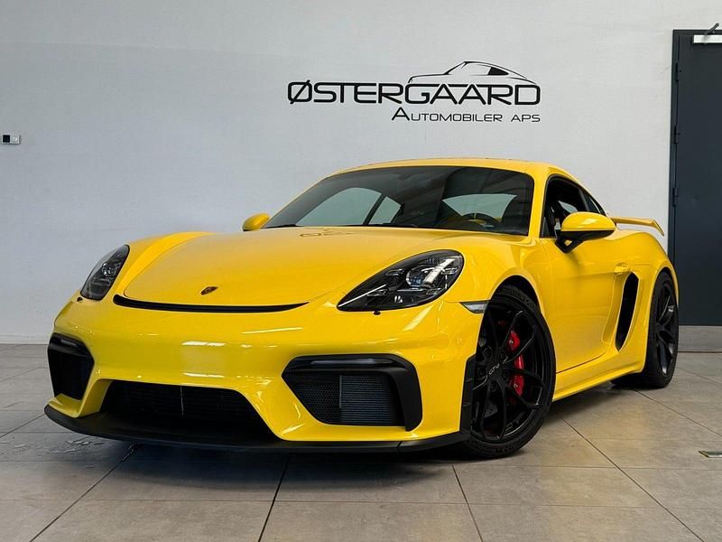 Gul Brugt 2023 Porsche 718 Cayman GT4 Coupe | 794.718 kr. - Billede 1/4