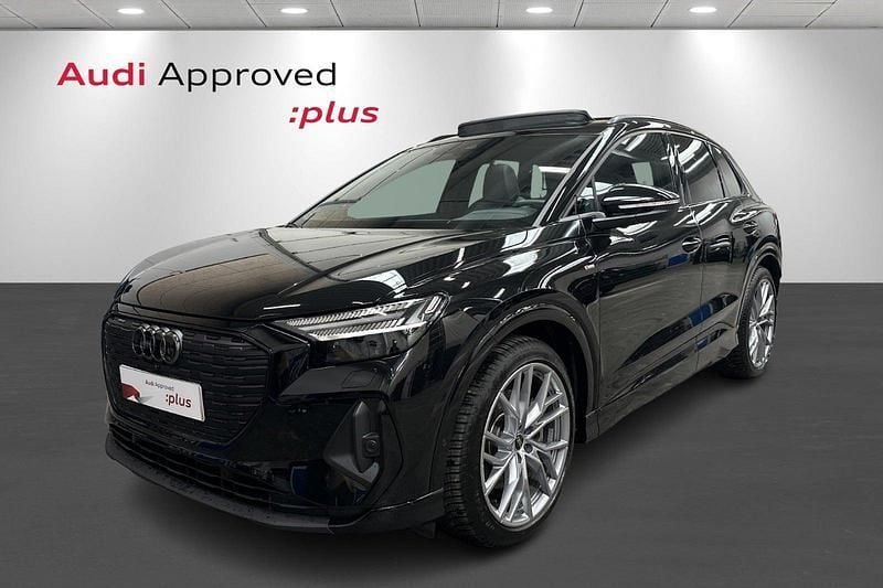 Sortmetal Brugt 2024 Audi Q4 e-tron S-Line SUV | 489.900 kr. - Billede 1/4
