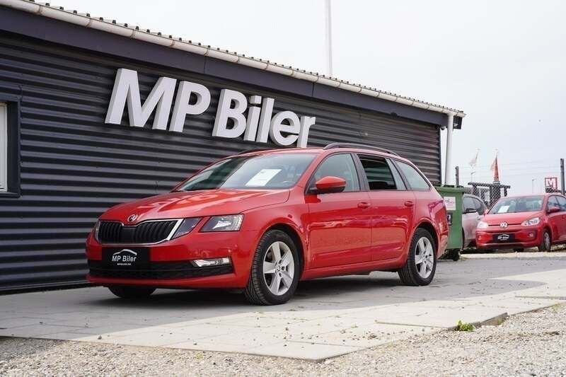 Rød Brugt 2018 Skoda Octavia Ambition Stationcar | 109.900 kr. (God pris) - Billede 1/4