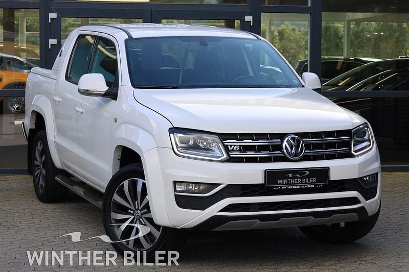 Hvid Brugt 2019 VW Amarok Aventura Afhentning | 259.900 kr. - Billede 1/4