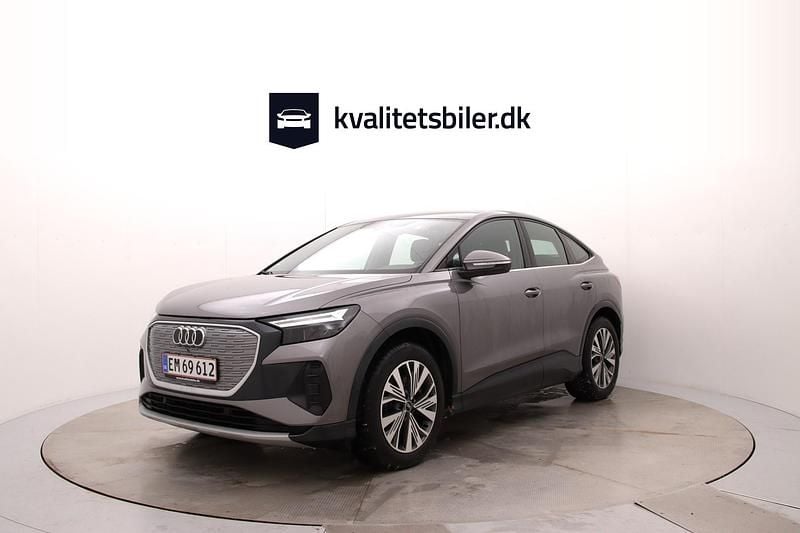 Gråmetal Brugt 2022 Audi Q4 Sportback e-tron Comfort SUV | 239.900 kr. (God pris) - Billede 1/4