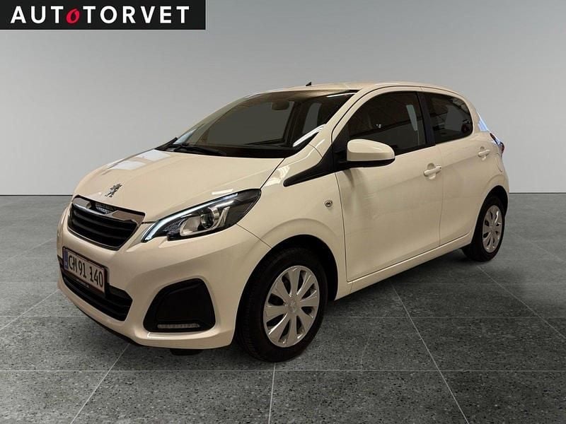 Hvid Brugt 2015 Peugeot 108 Access Hatchback | 39.700 kr. (God pris) - Billede 1/4