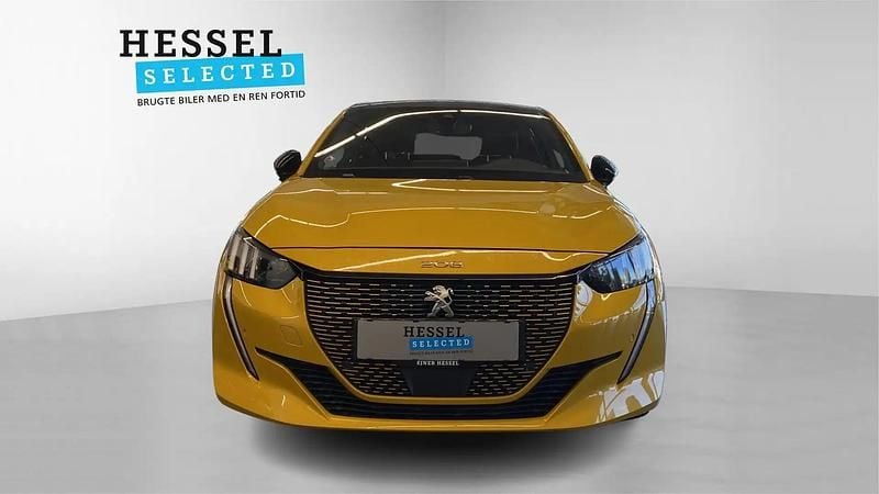 Brugt Peugeot e-208 GT 100 kW (136 HK) 2022 Gul Hatchback