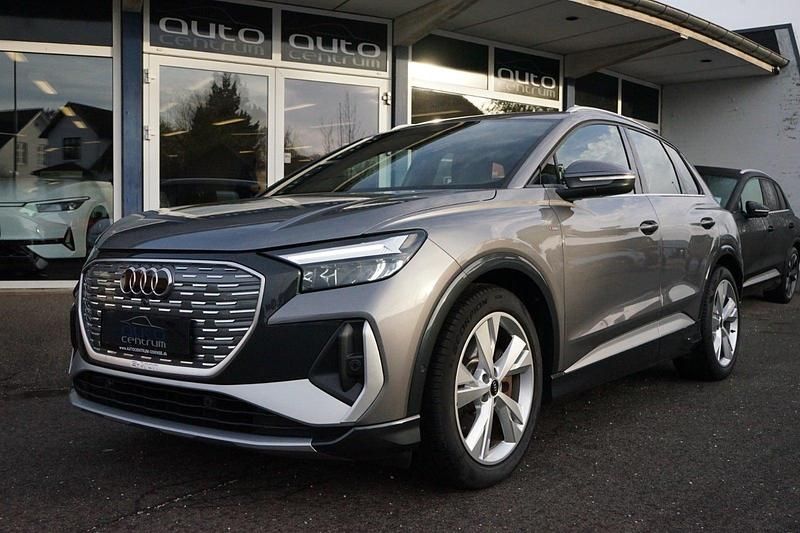 Gråmetal Brugt 2023 Audi Q4 e-tron S-Line SUV | 299.900 kr. (God pris) - Billede 1/4