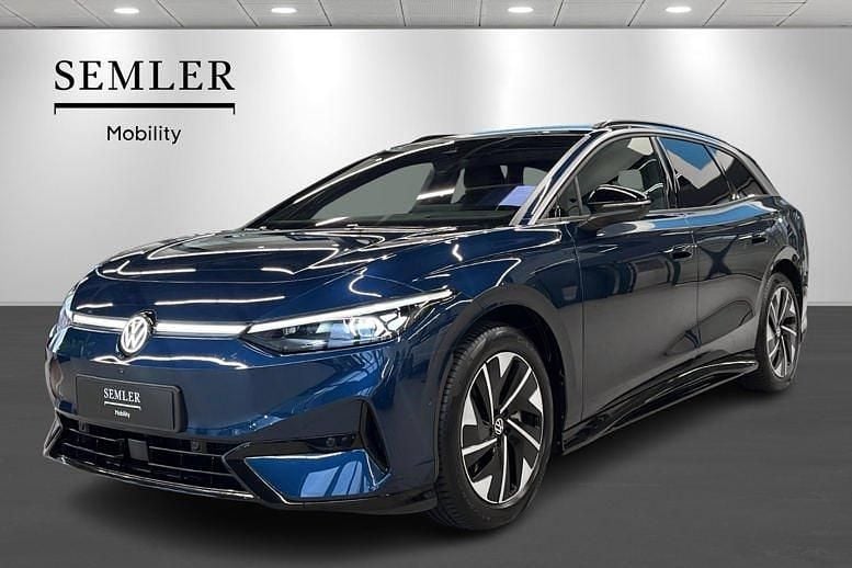 Mørkblåmetal Brugt 2025 VW ID.7 Style Sedan | 399.900 kr. - Billede 1/4