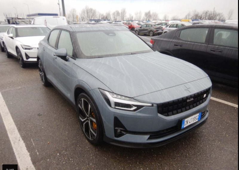 Gråmetal Brugt 2023 Polestar 2 Performance Sedan | 349.500 kr. (Fair pris) - Billede 1/4