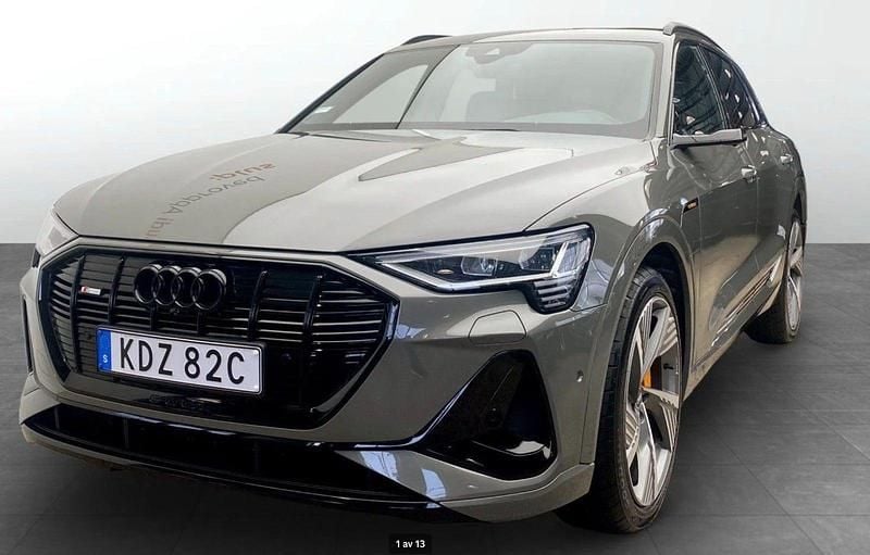 Gråmetal Brugt 2021 Audi e-tron Black Edition SUV | 439.900 kr. (Fair pris) - Billede 1/4