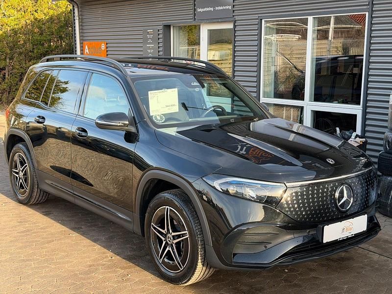 Sortmetal Brugt 2024 Mercedes EQB250+ AMG line SUV | 334.900 kr. (Fair pris) - Billede 1/4