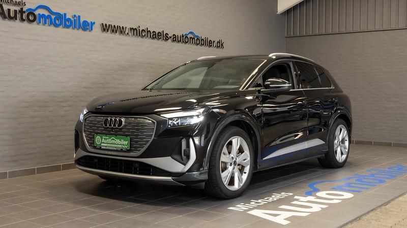 Sortmetal Brugt 2023 Audi Q4 e-tron S-Line SUV | 359.900 kr. (Fair pris) - Billede 1/4
