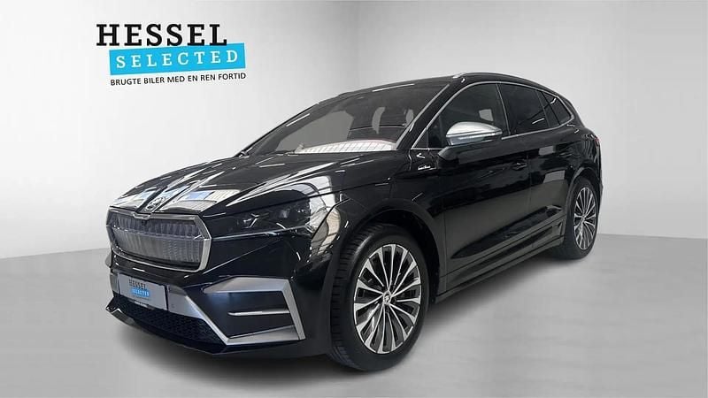 Black magic metallic Brugt 2024 Skoda Enyaq iV LAURIN & KLEMENT SUV | 409.900 kr. - Billede 1/4