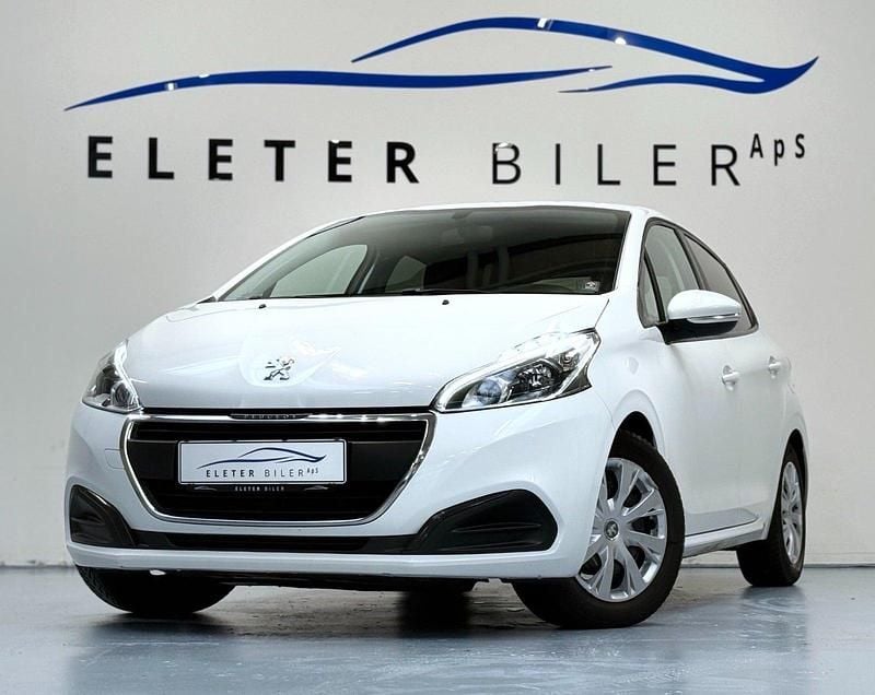 Hvid Brugt 2017 Peugeot 208 Active Hatchback | 64.900 kr. (Fair pris) - Billede 1/4