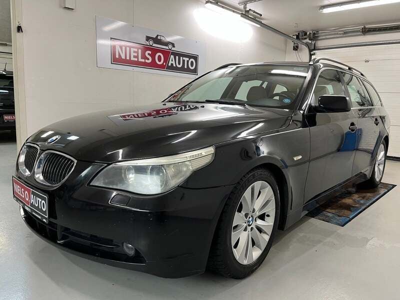 Blåmetal Brugt 2006 BMW 525 Stationcar | 59.800 kr. - Billede 1/4