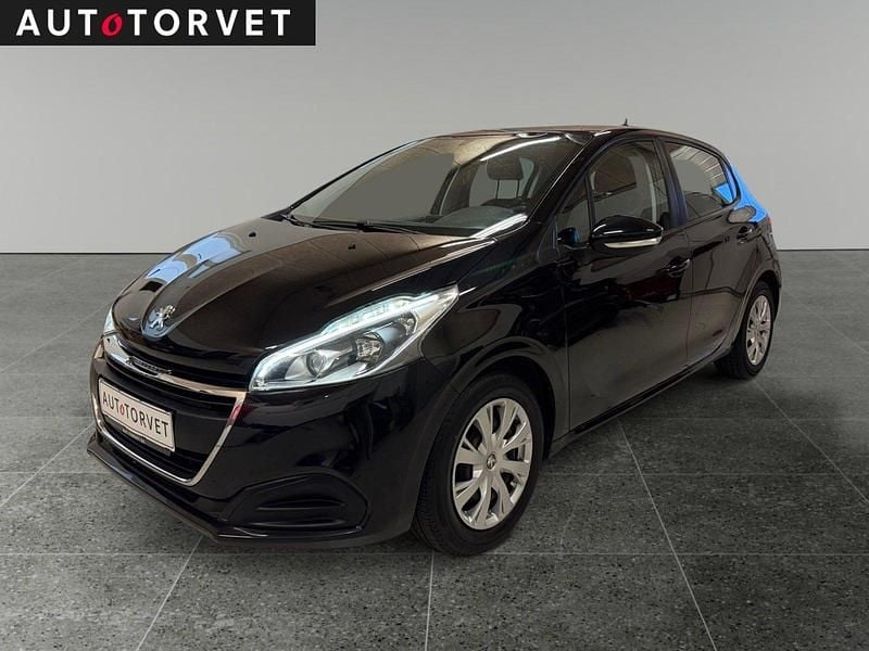 Sort Brugt 2015 Peugeot 208 Active Hatchback | 44.700 kr. (God pris) - Billede 1/4