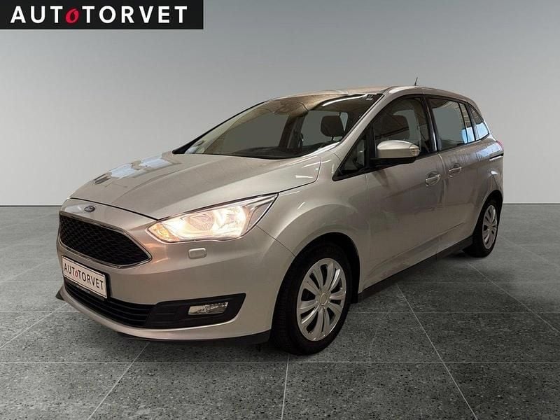 Sølvmetal Brugt 2018 Ford Grand C-Max Business Edition MPV | 59.700 kr. - Billede 1/4