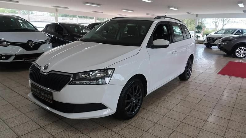 Hvid Brugt 2019 Skoda Fabia Active Hatchback | 134.900 kr. - Billede 1/4