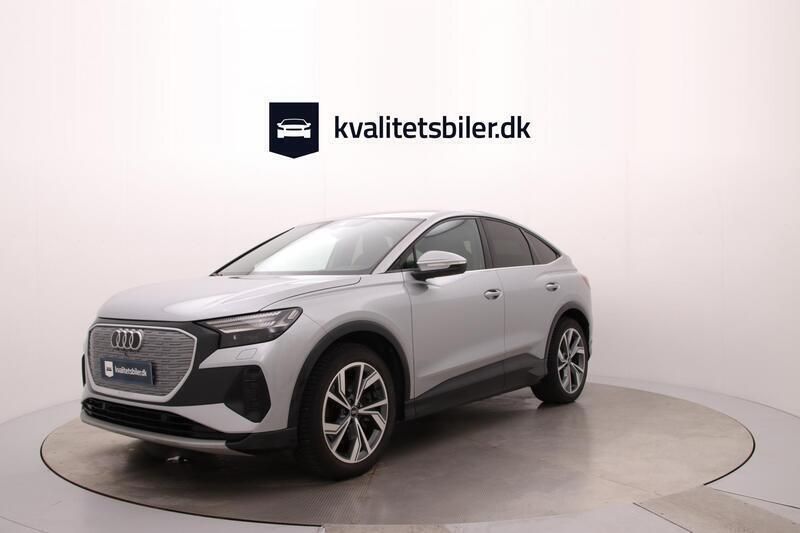Sølvmetal Brugt 2022 Audi Q4 Sportback e-tron Comfort SUV | 327.900 kr. (Fair pris) - Billede 1/4